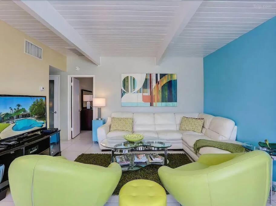 Serene 4 Bed 3 Bath Heated Pool Natural Backyard Heart Of Palm Springs Buitenkant foto