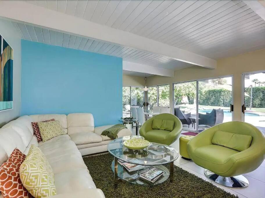 Serene 4 Bed 3 Bath Heated Pool Natural Backyard Heart Of Palm Springs Buitenkant foto