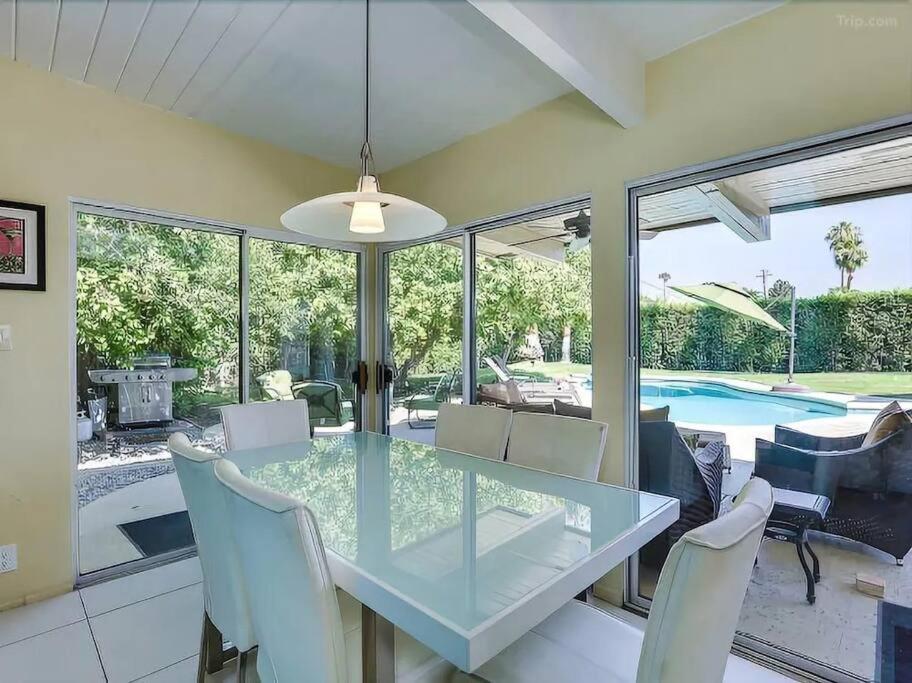 Serene 4 Bed 3 Bath Heated Pool Natural Backyard Heart Of Palm Springs Buitenkant foto